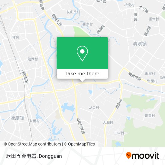 欣田五金电器 map