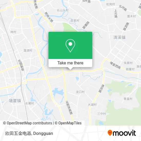 欣田五金电器 map
