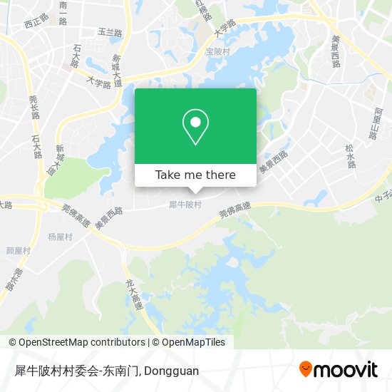 犀牛陂村村委会-东南门 map
