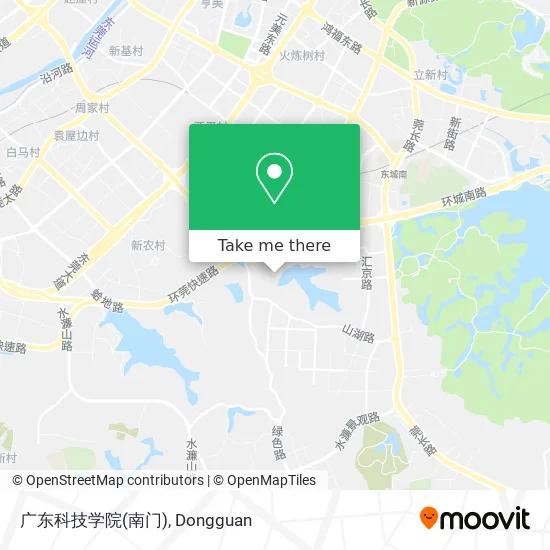 广东科技学院(南门) map