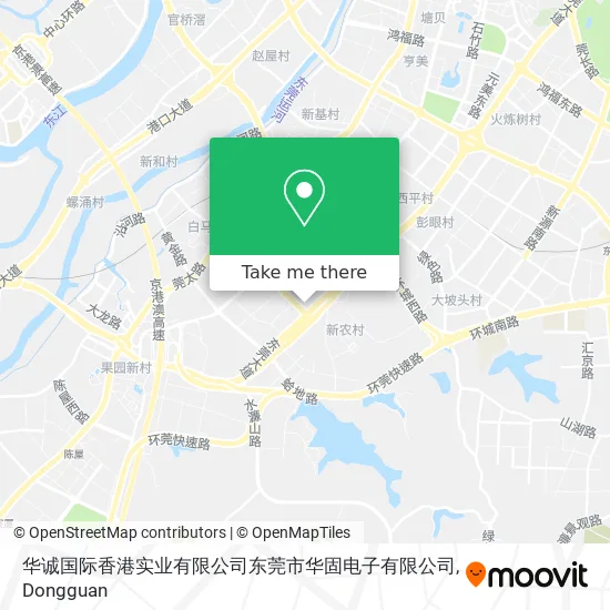 华诚国际香港实业有限公司东莞市华固电子有限公司 map