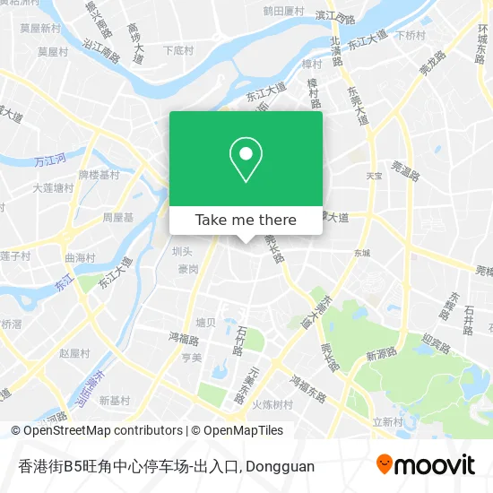 香港街B5旺角中心停车场-出入口 map