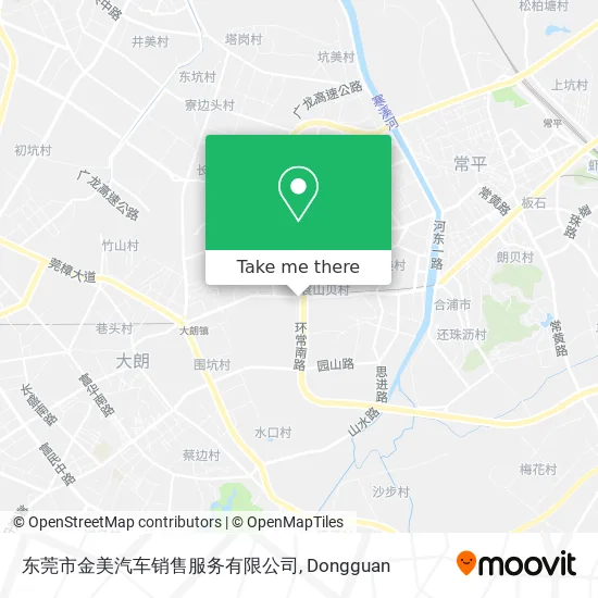 东莞市金美汽车销售服务有限公司 map