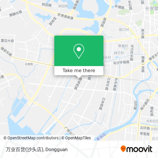 万业百货(沙头店) map