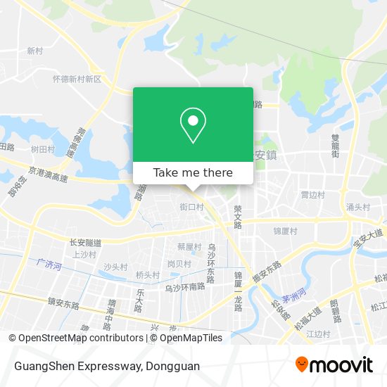GuangShen Expressway map