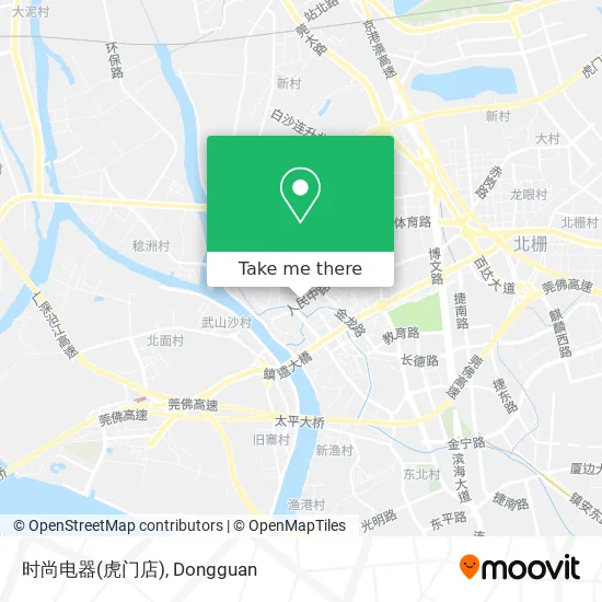 时尚电器(虎门店) map