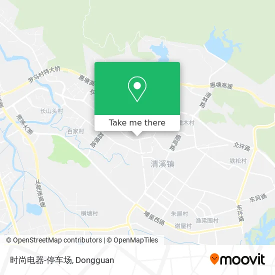 时尚电器-停车场 map