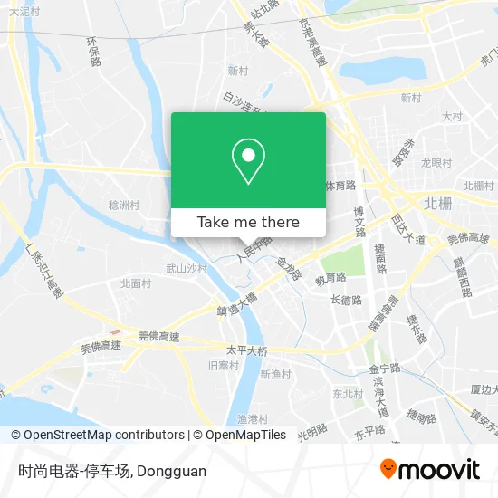 时尚电器-停车场 map