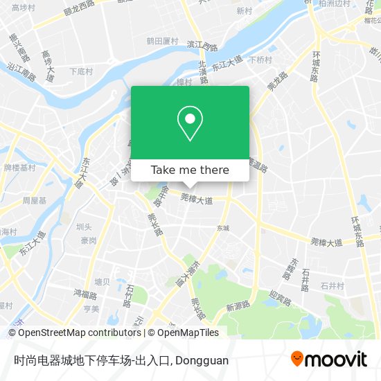 时尚电器城地下停车场-出入口 map