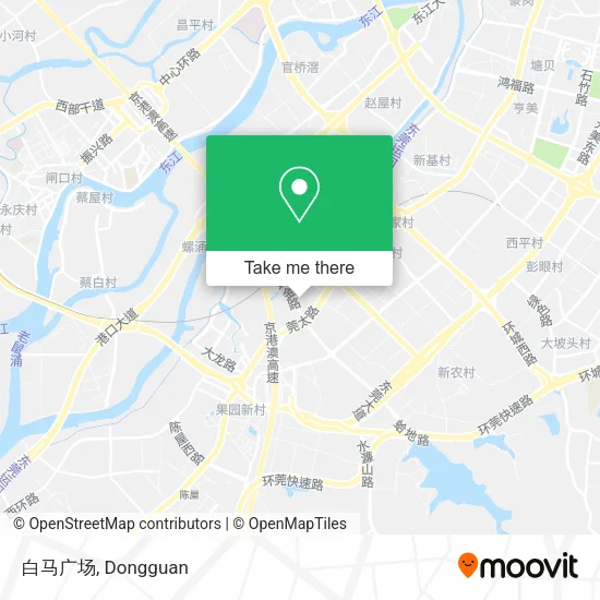 白马广场 map