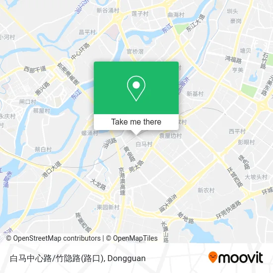 白马中心路/竹隐路(路口) map