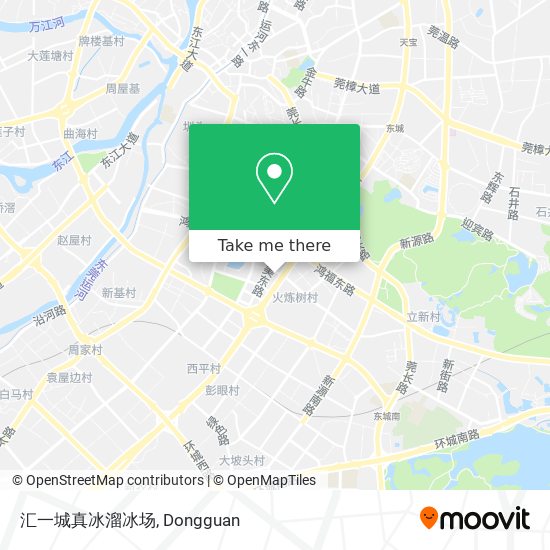 汇一城真冰溜冰场 map