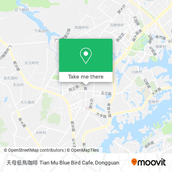 天母藍鳥咖啡 Tian Mu Blue Bird Cafe map