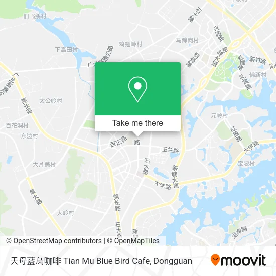 天母藍鳥咖啡 Tian Mu Blue Bird Cafe map