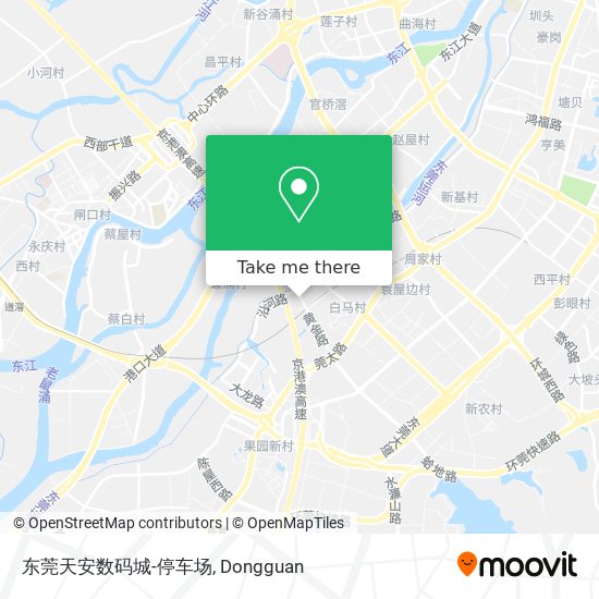 东莞天安数码城-停车场 map