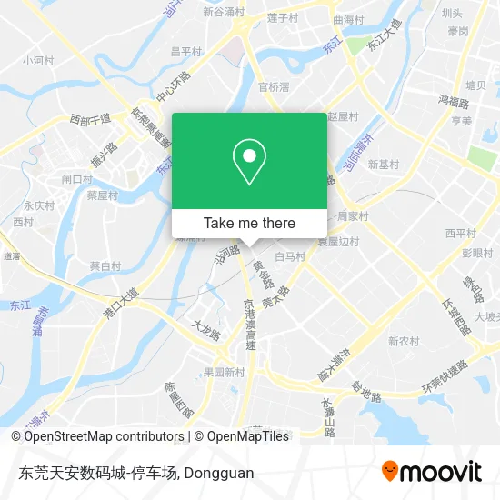 东莞天安数码城-停车场 map