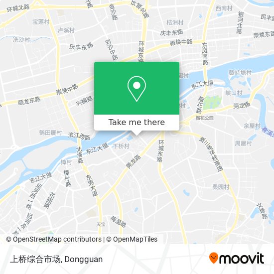 上桥综合市场 map