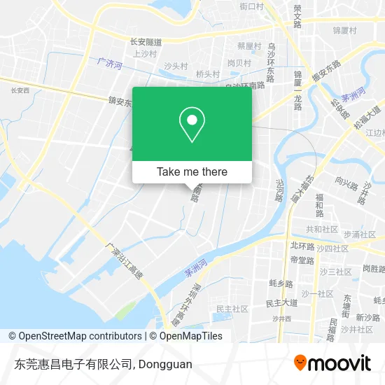 东莞惠昌电子有限公司 map