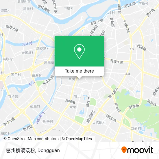 惠州横沥汤粉 map