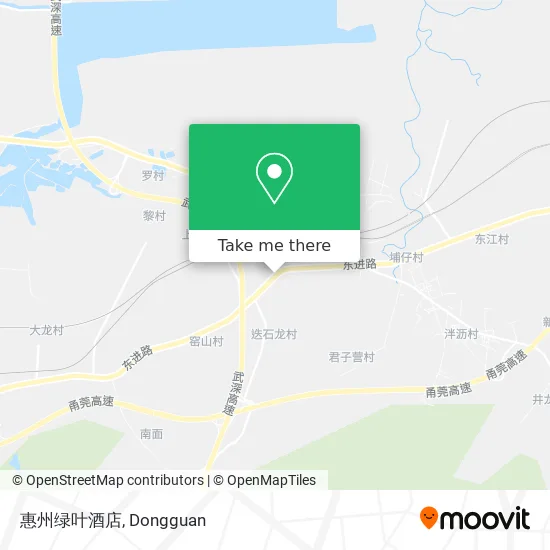 惠州绿叶酒店 map