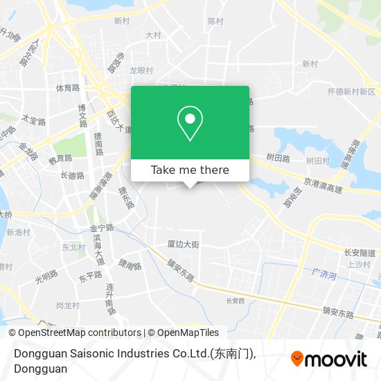 Dongguan Saisonic Industries Co.Ltd.(东南门) map