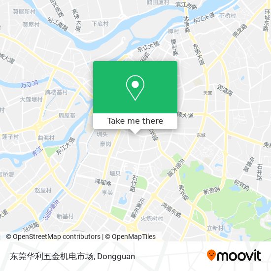 东莞华利五金机电市场 map