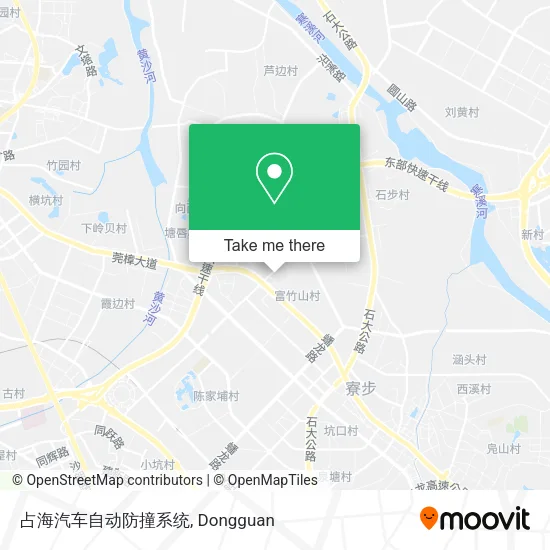 占海汽车自动防撞系统 map