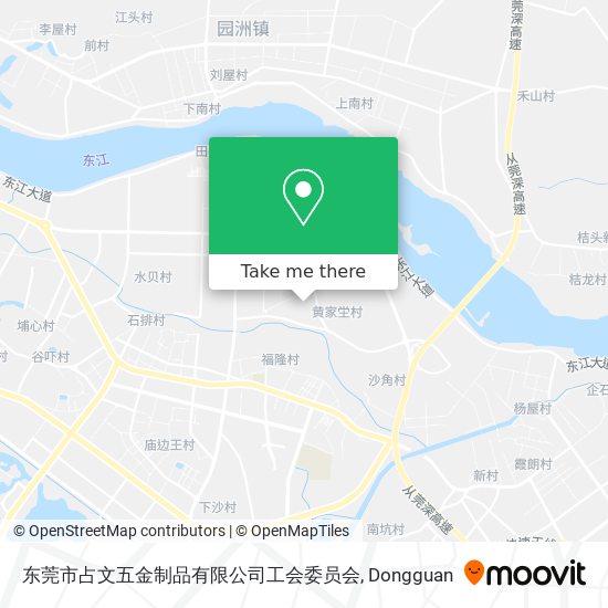 东莞市占文五金制品有限公司工会委员会 map