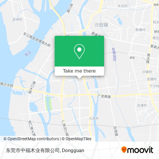东莞市中福木业有限公司 map