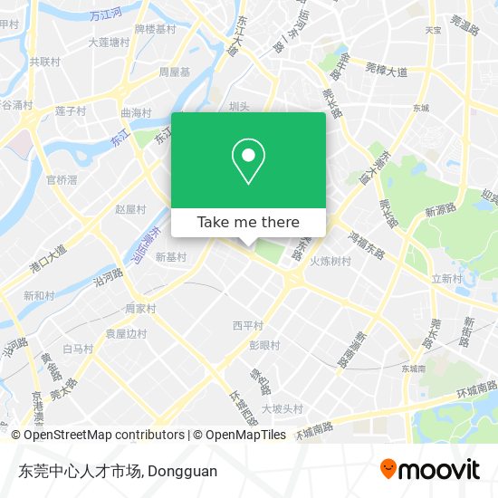 东莞中心人才市场 map