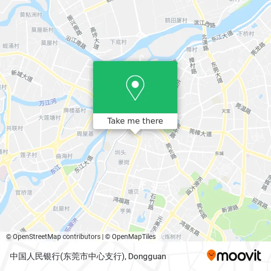 中国人民银行(东莞市中心支行) map