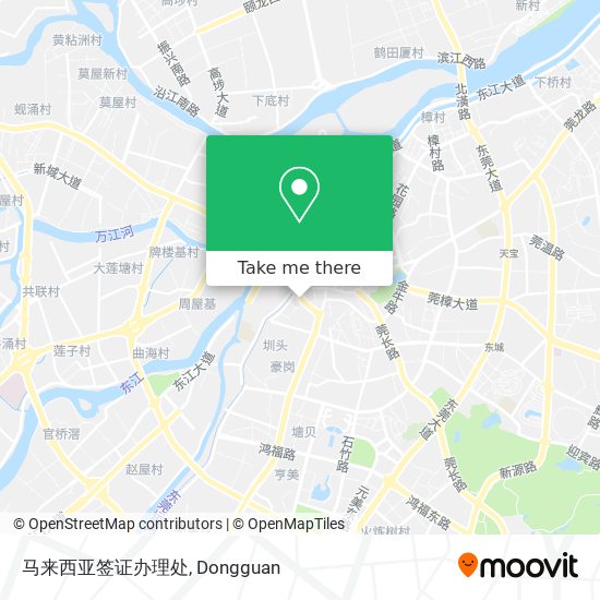 马来西亚签证办理处 map
