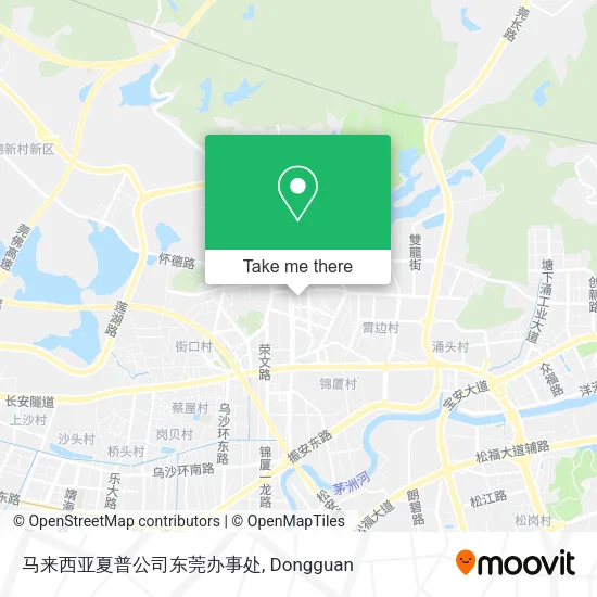 马来西亚夏普公司东莞办事处 map