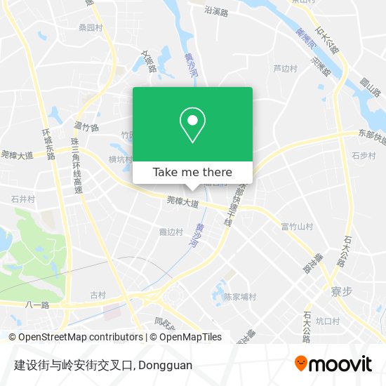 建设街与岭安街交叉口 map