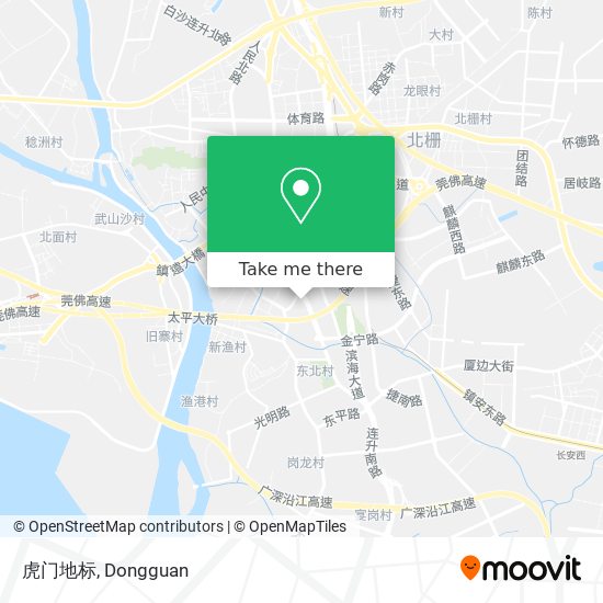 虎门地标 map