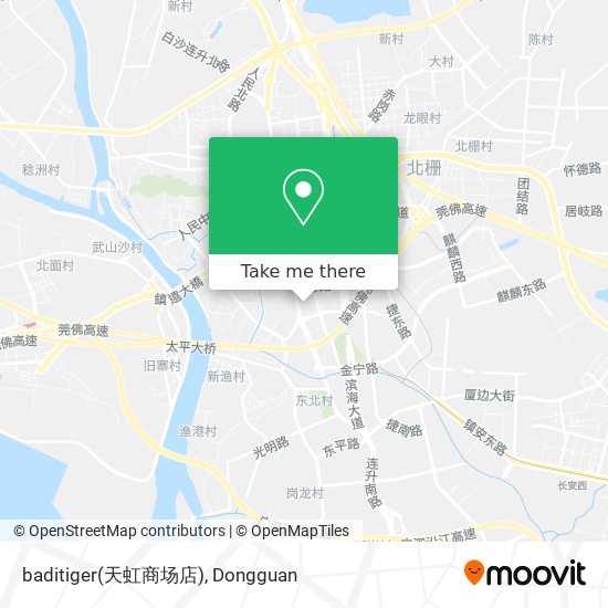 baditiger(天虹商场店) map