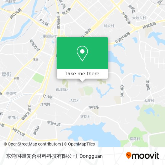 东莞国碳复合材料科技有限公司 map