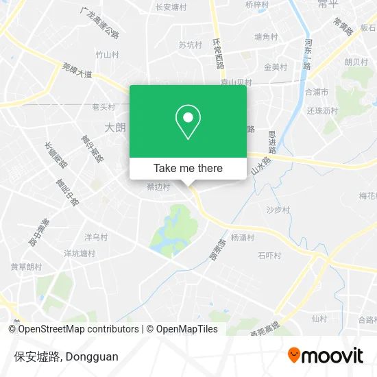 保安墟路 map