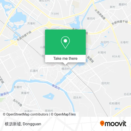 横沥新墟 map