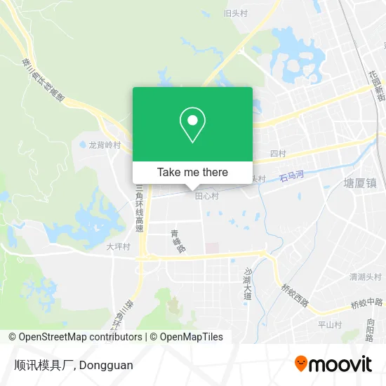 顺讯模具厂 map