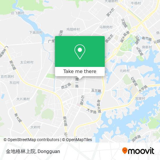 金地格林上院 map