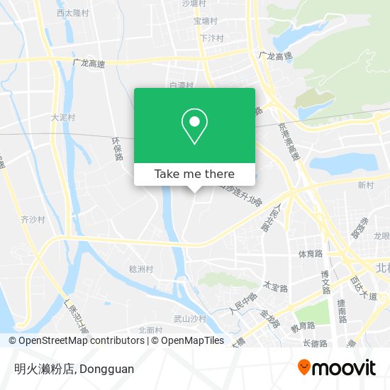 明火濑粉店 map