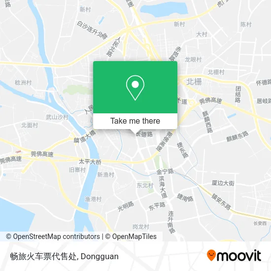 畅旅火车票代售处 map