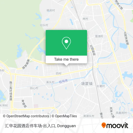 汇华花园酒店停车场-出入口 map
