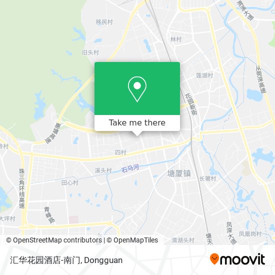 汇华花园酒店-南门 map