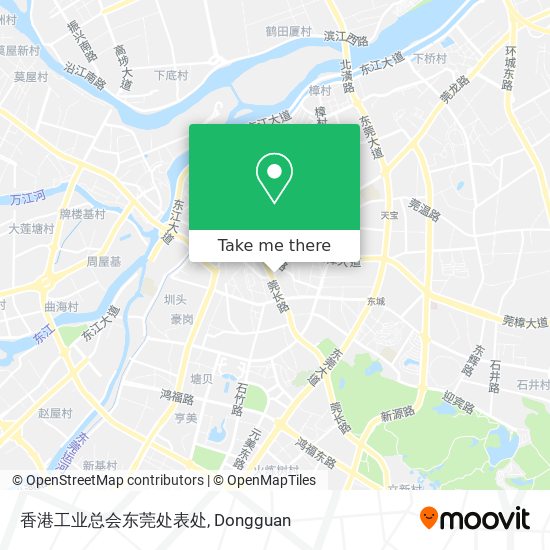 香港工业总会东莞处表处 map