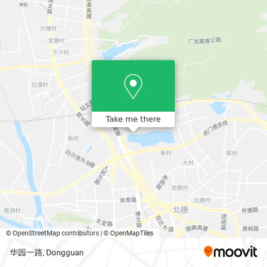 华园一路 map