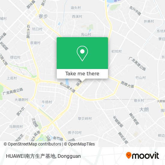 HUAWEI南方生产基地 map