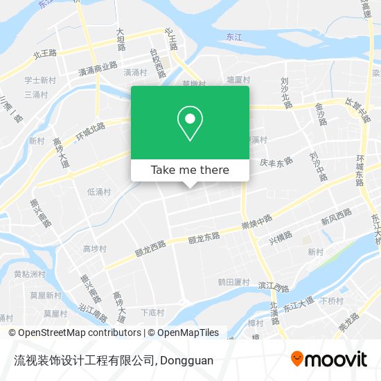 流视装饰设计工程有限公司 map