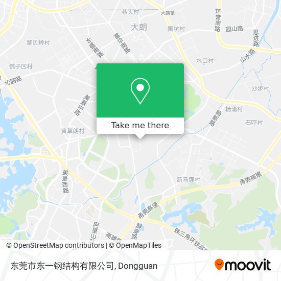 东莞市东一钢结构有限公司 map